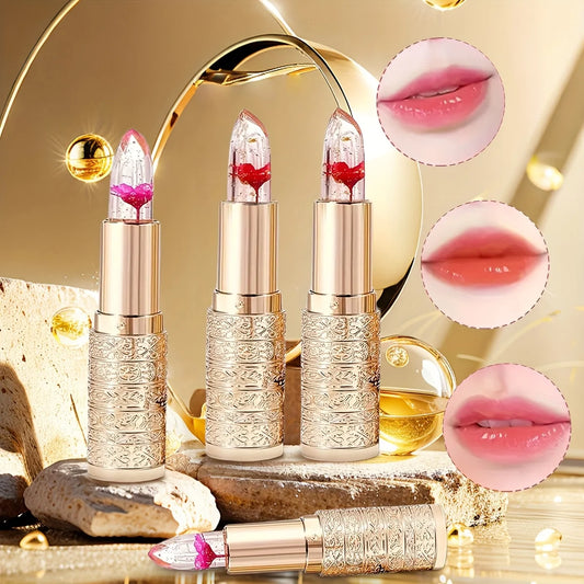 Crystal Petal Lipstick Lip Balm For Women Moisturizing Non Sticky