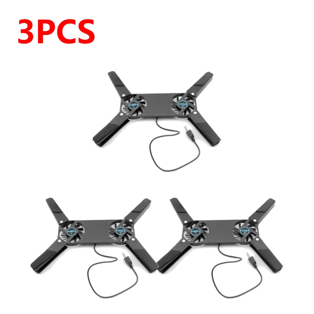 JEYI Foldable Laptop Cooling Pad With 2 Fans USB Powered