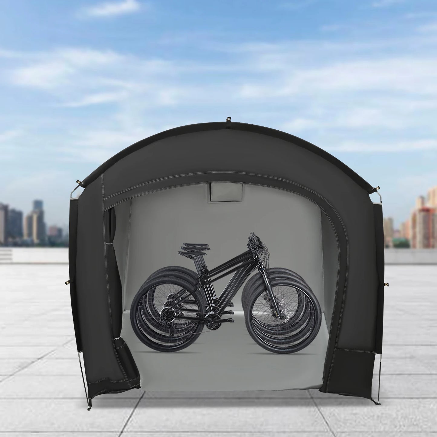 Bike Storage Shelter Portable Waterproof Tent for 1-4 Bikes