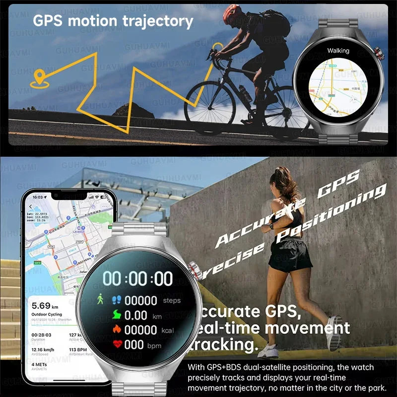 Originl G5 Plus Smartwatch AMOLED GPS Bluetooth Call Heart Rate