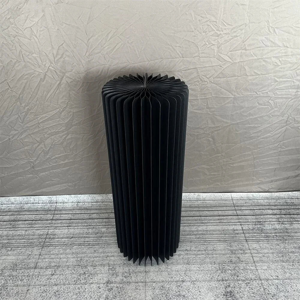 NONECN Folding Paper Roman Column Ornaments For Wedding Decor