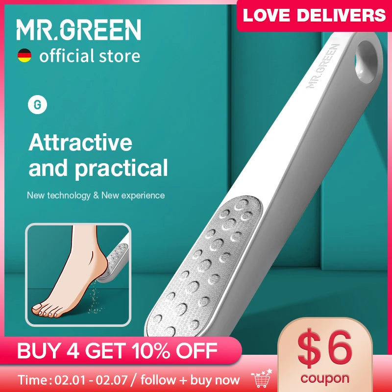 MR.GREEN Double Sided Foot File Callus Remover For Pedicure