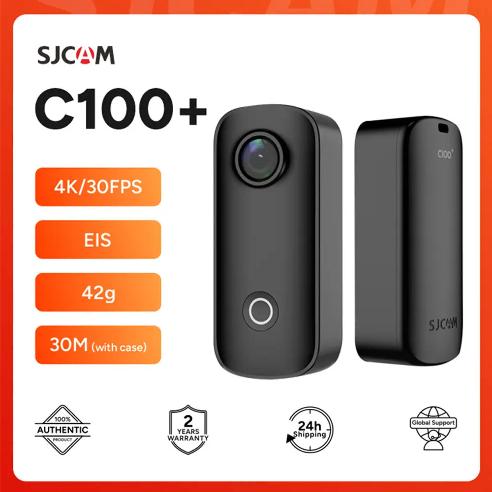SJCAM C100 Plus Action Camera 4K Waterproof 30M WiFi EIS