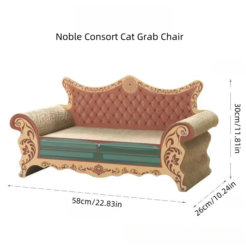 CZBNYXCN Cat Scratch Board Sofa Bed Integrated L Shaped