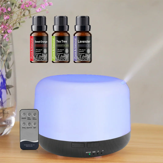 LISM Ultra Quiet Essential Oil Diffuser With Remote LED Light